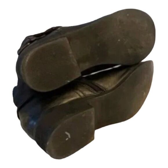 Steve Madden Black High Zipper Boots size 10M - Picture 3 of 7